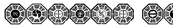 Dharma Initiative Logos font preview